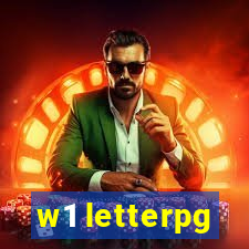 w1 letterpg